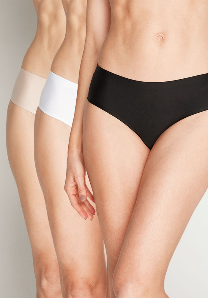 Pack 3 Pantaleta Microfibra Ultra Suave Surtido
