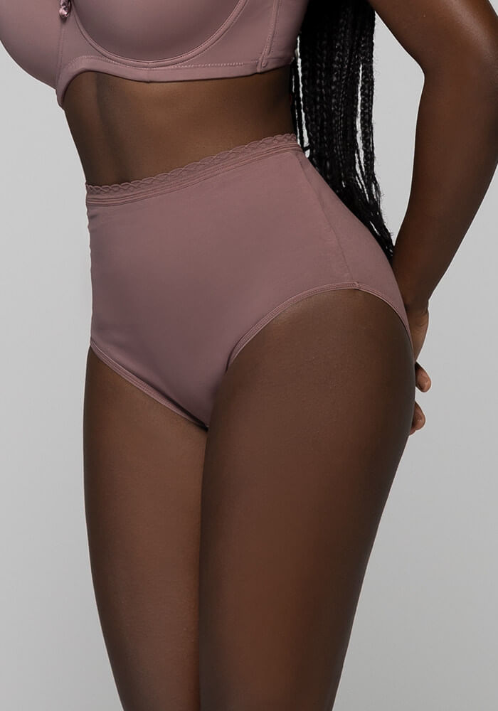 Pack 2 Calzón Maxi Algodón Elasticado Nude