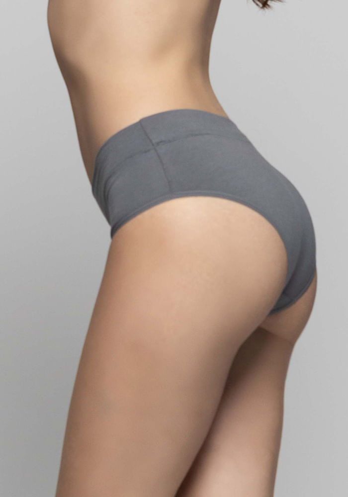 Pack 6 Pantaleta Alta Algodón Elasticado Caja Rosado