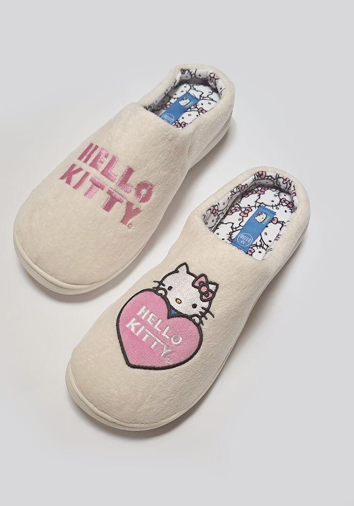 Pantufla Clasica Ecru