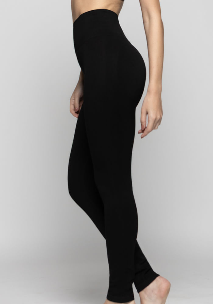 Leggings Push Up Seamless Negro