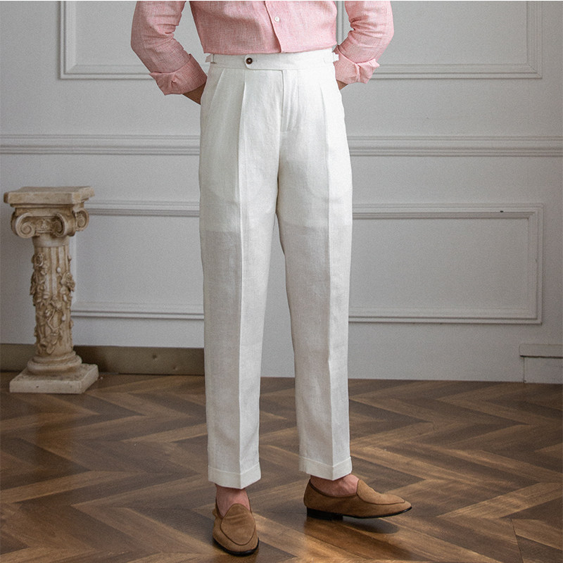 Summer Linen Straight Leg