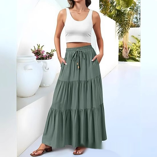 Ruched High Waist Belted