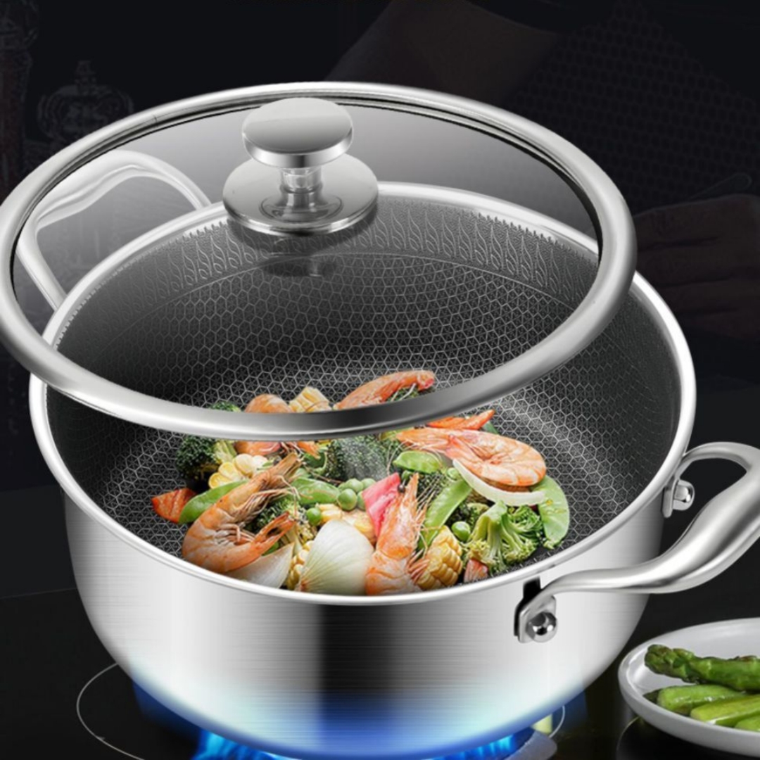 Stainless Steel Soup Uncoated