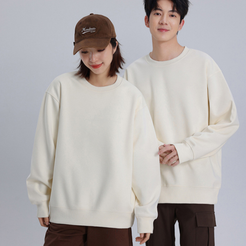 SOLID COLOR PLAIN SWEATSHIRT