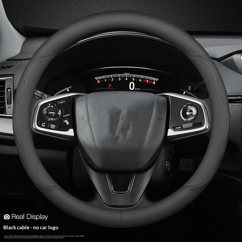Cowhide Steering Wheel Cover