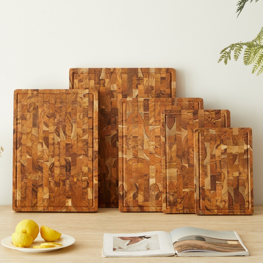 Teak Cutting Board Double