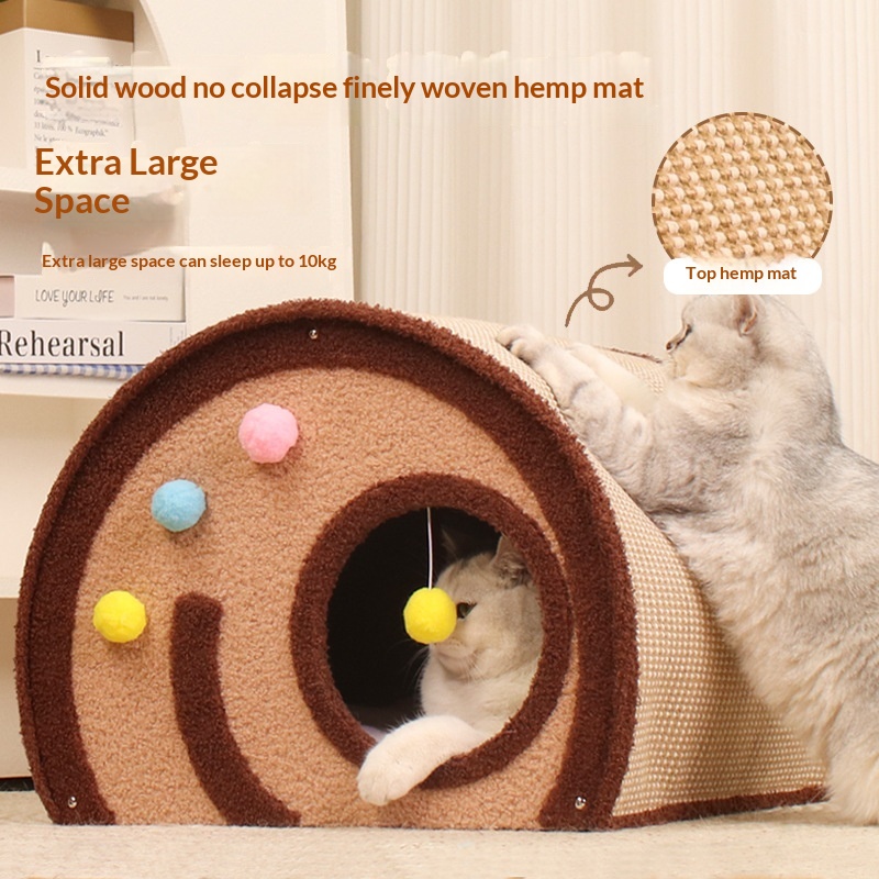 Sisal Cat Bed Scratching